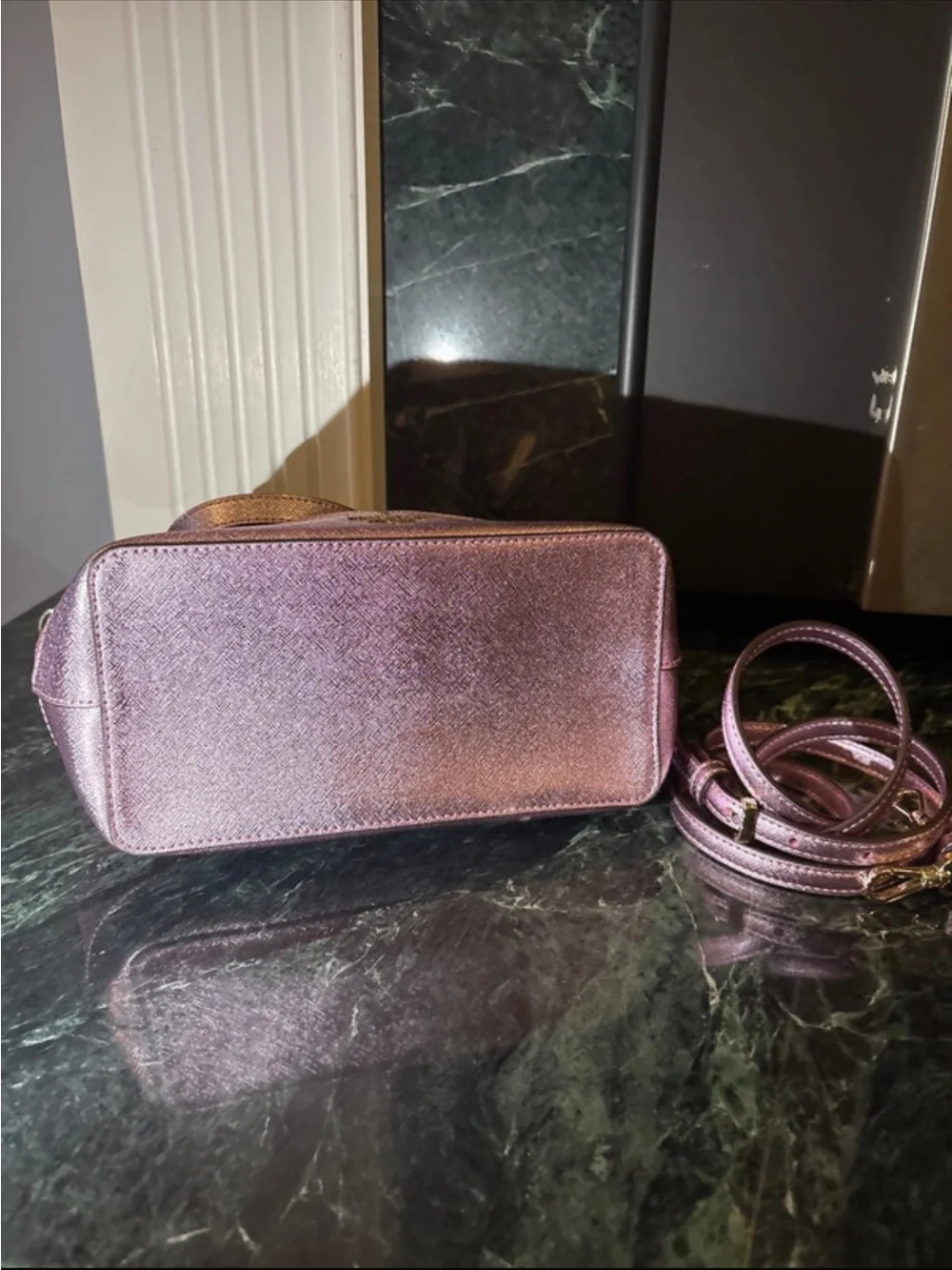 Kate Spade Lola Glitter Satchel, style WKR00159.